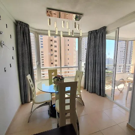Glamour Alhambra Rincon De Loix Benidorm-sea View-free Parking, Wi-fi, Pool, New Air Conditioning Appartamento *