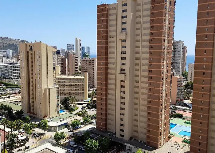 דירה Glamour Alhambra Rincon De Loix Benidorm-sea View-free Parking, Wi-fi, Pool, New Air Conditioning